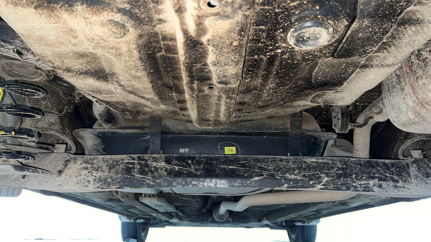 Used 2022 Hyundai Grand i10 Nios Sportz 1.2 Kappa VTVT Petrol Manual extra REAR UNDERBODY VIEW (TAKEN FROM REAR)