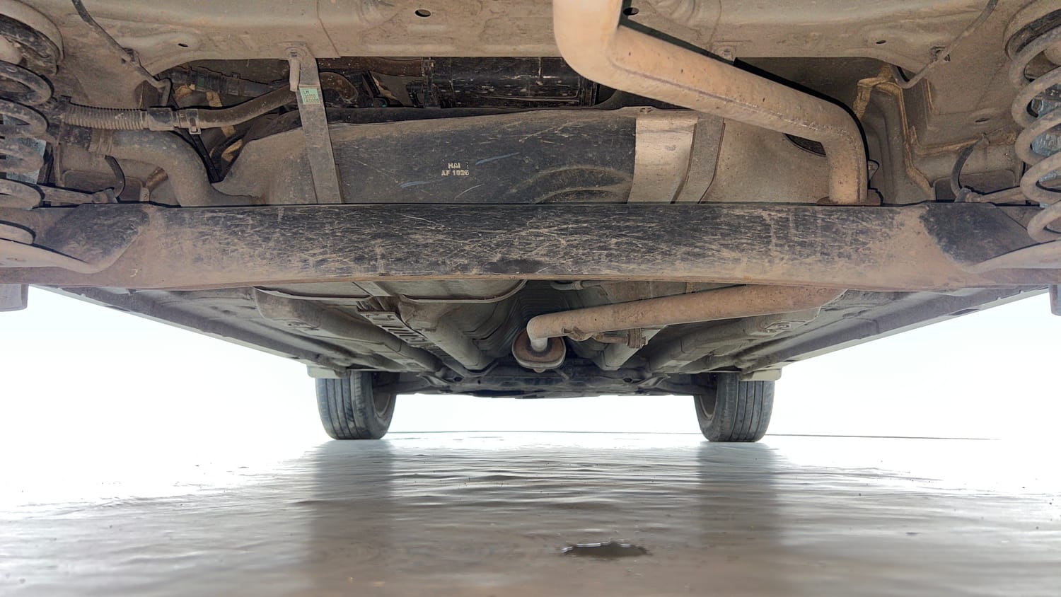 Used 2018 Hyundai Creta SX Plus 1.6 AT Petrol Petrol Automatic extra REAR UNDERBODY VIEW (TAKEN FROM REAR)