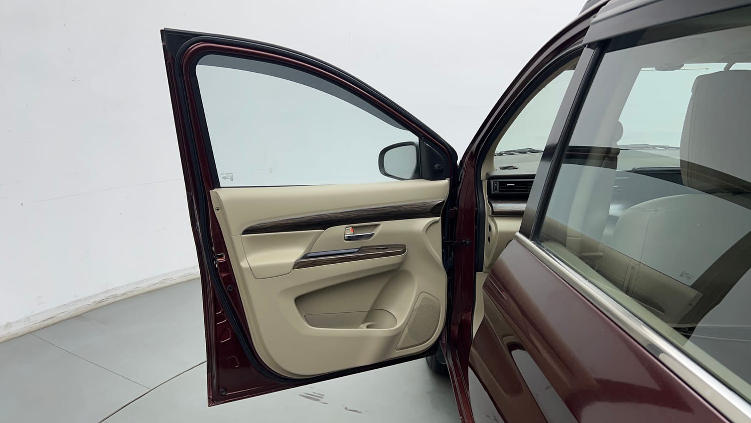 Used 2022 Maruti Suzuki New Ertiga VXi Petrol Manual interior LEFT FRONT DOOR OPEN VIEW