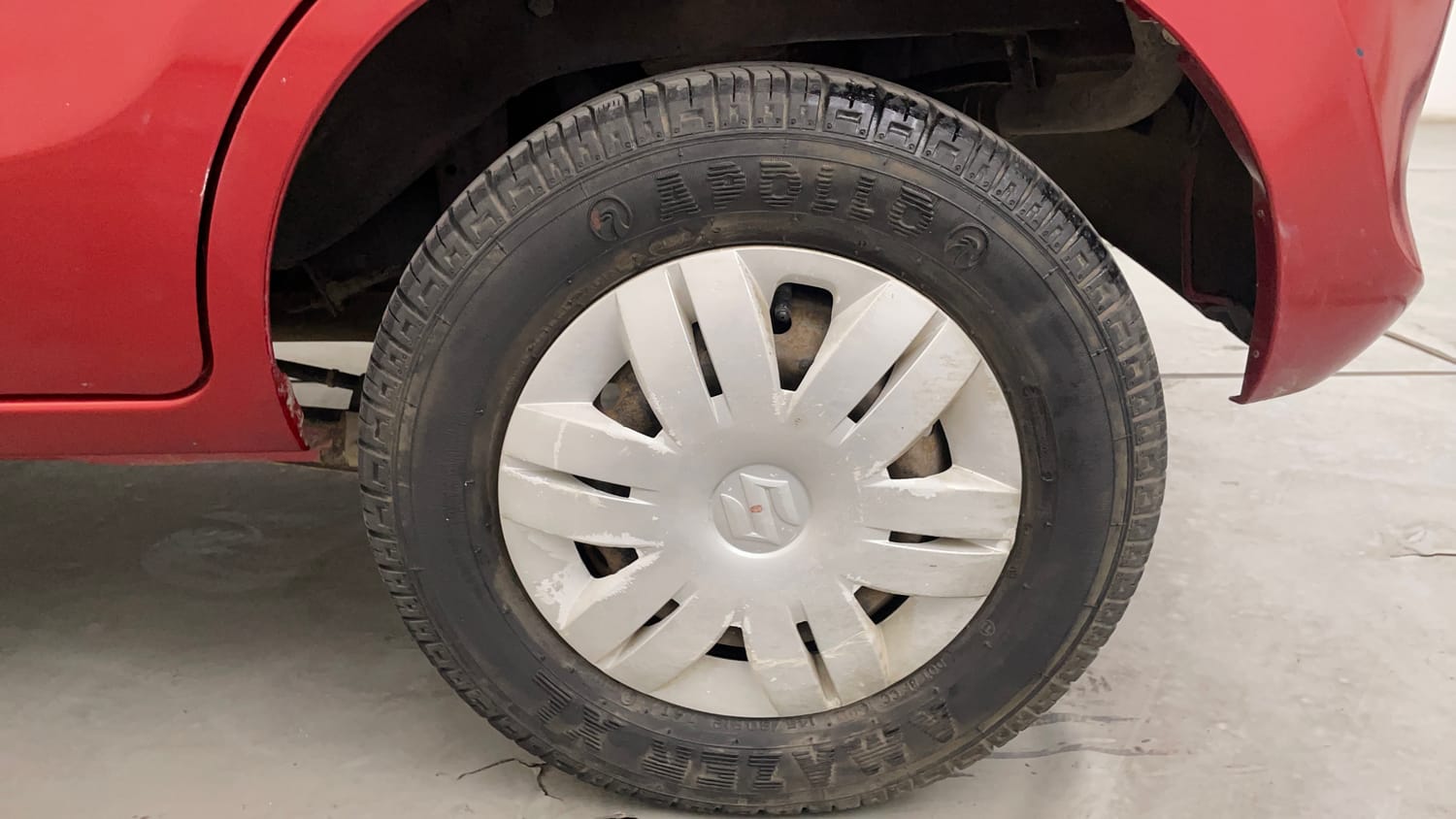 Used 2018 Maruti Suzuki Alto 800 LXi Petrol Manual tyres LEFT REAR TYRE RIM VIEW