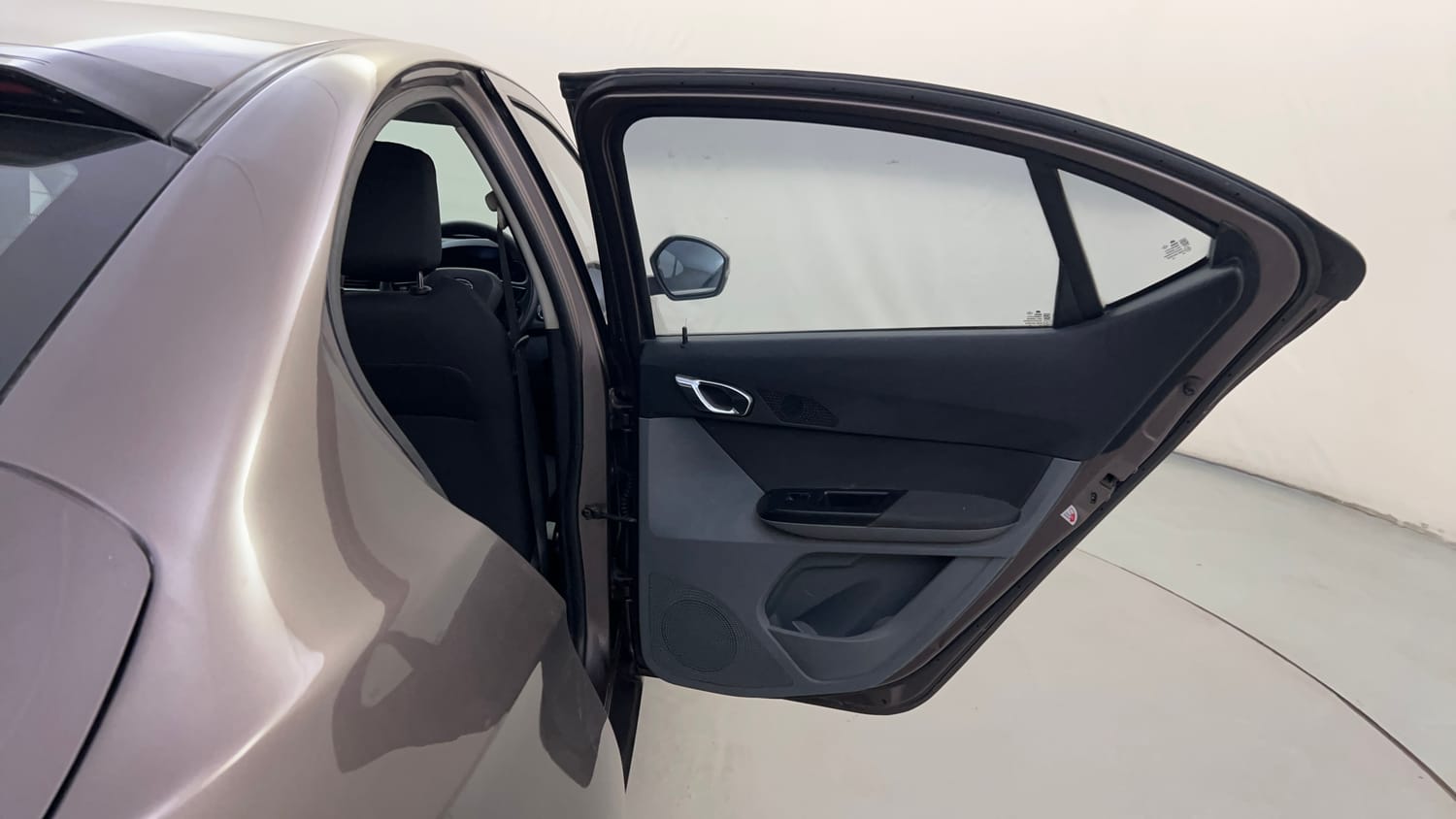 Used 2018 Tata Tigor Revotron XZA Petrol Automatic interior RIGHT REAR DOOR OPEN VIEW
