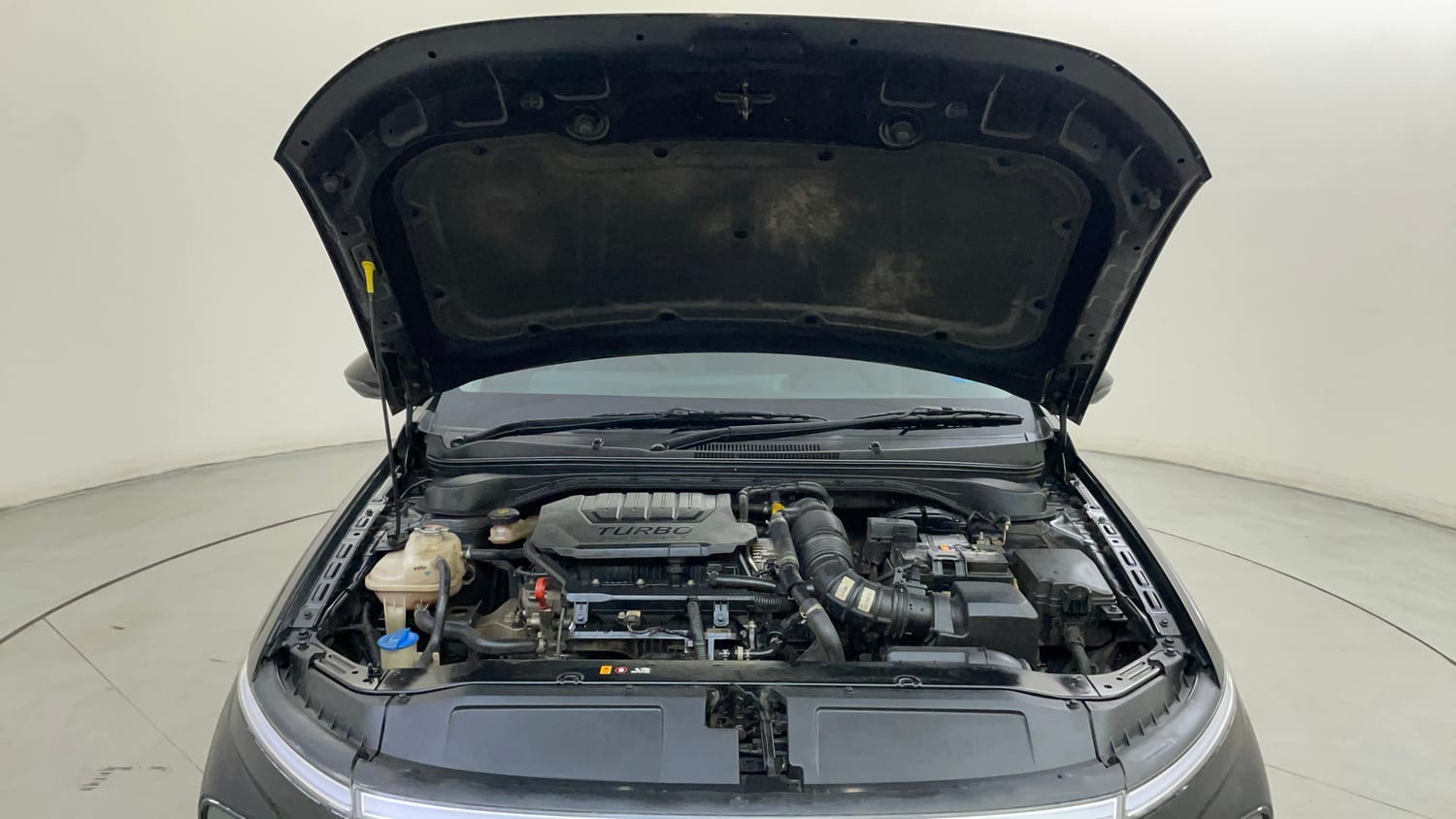 Used 2024 Hyundai Verna SX (O) 1.5 Turbo Petrol DCT Petrol Automatic engine ENGINE & BONNET OPEN FRONT VIEW