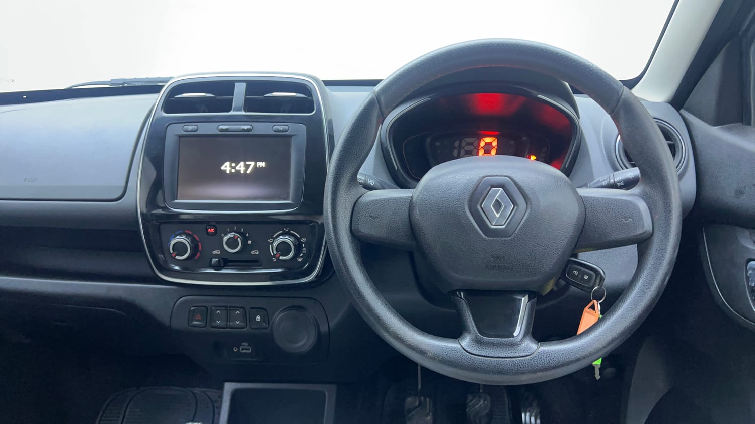 Used 2019 Renault Kwid RXT Opt Petrol Manual interior STEERING VIEW