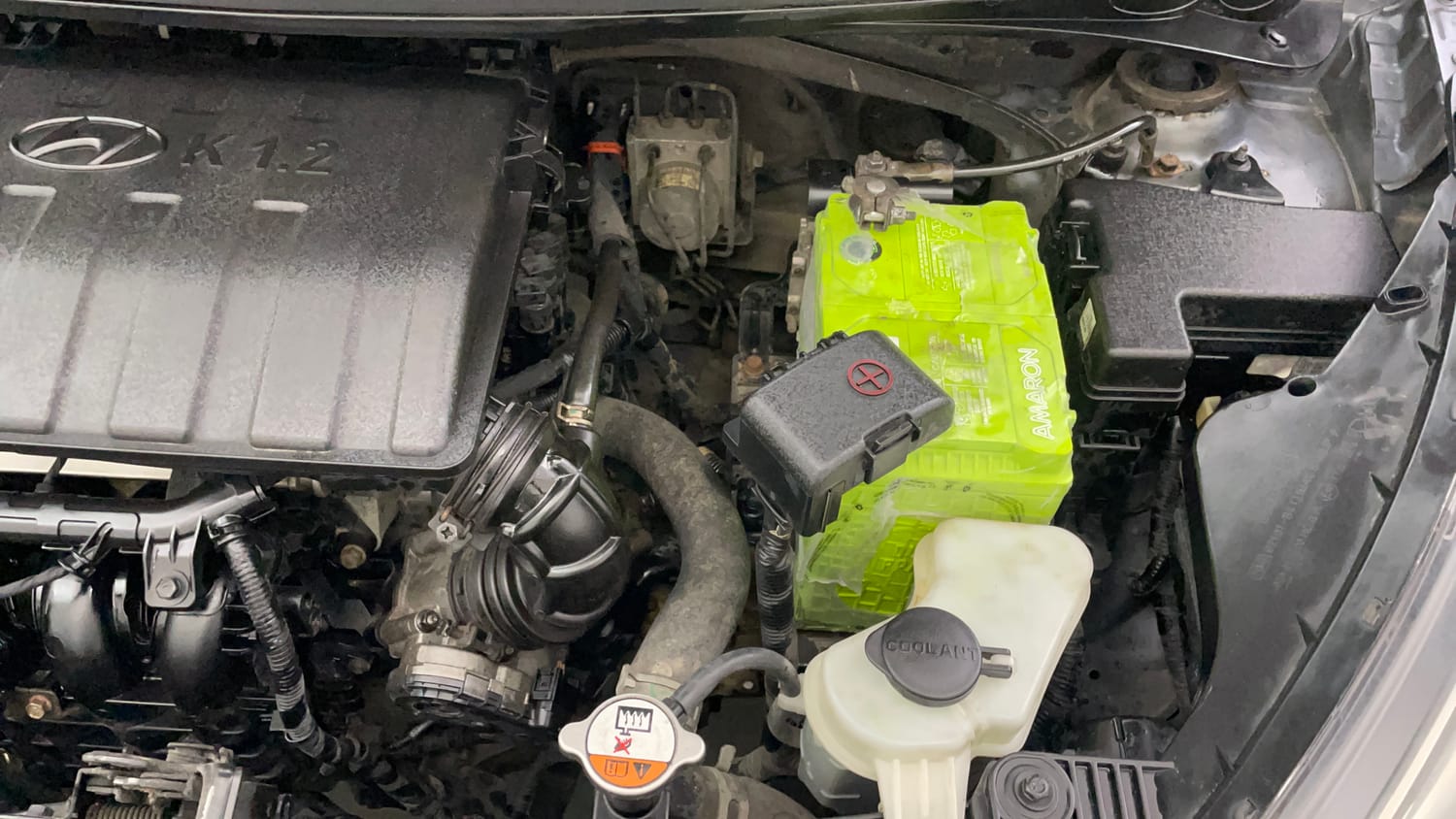 Used 2016 Hyundai Xcent SX 1.2 Petrol Manual engine ENGINE LEFT SIDE VIEW