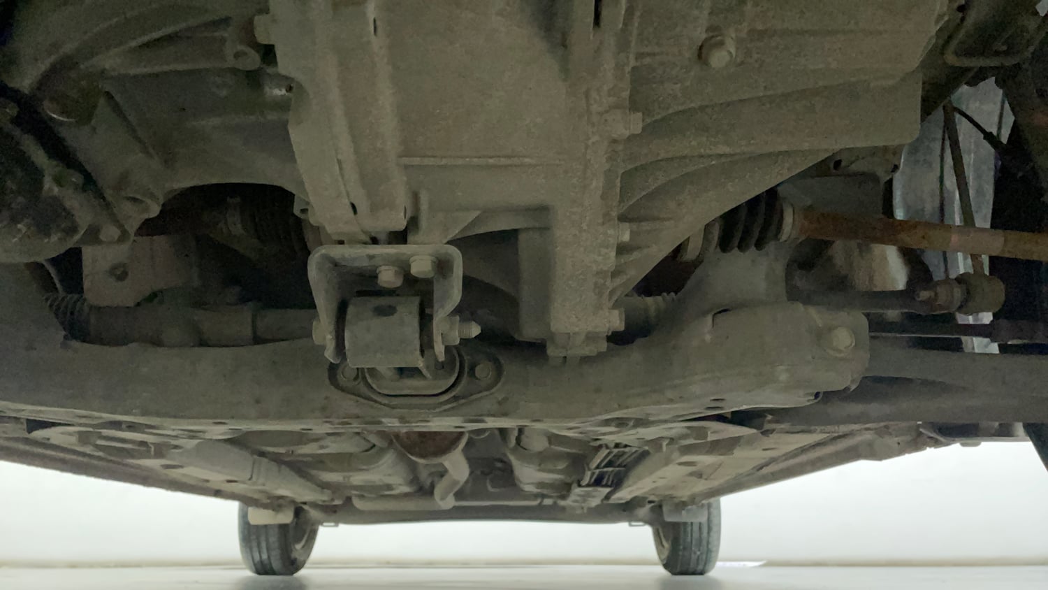 Used 2024 Hyundai Grand i10 Nios Era 1.2 Kappa Petrol Manual extra FRONT LEFT UNDERBODY VIEW
