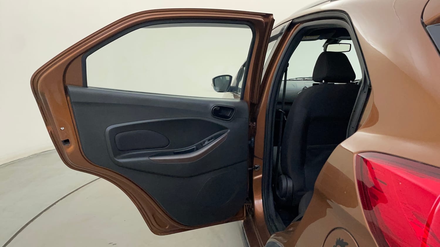 Used 2021 Ford Freestyle Titanium Plus 1.2 Ti-VCT Petrol Manual interior LEFT REAR DOOR OPEN VIEW