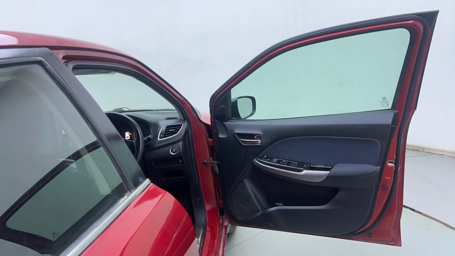 Used 2021 Maruti Suzuki Baleno Zeta Petrol Manual interior RIGHT FRONT DOOR OPEN VIEW