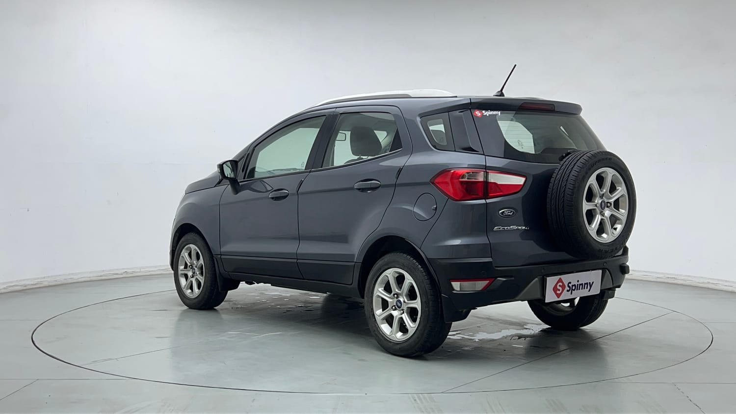 Used 2019 Ford EcoSport Titanium + 1.5L Ti-VCT AT Petrol Automatic exterior LEFT REAR CORNER VIEW