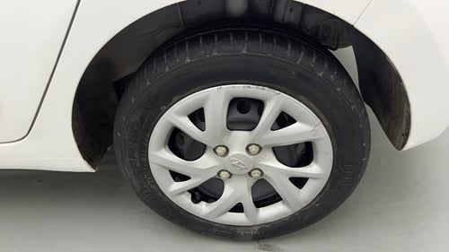Used 2018 Hyundai Grand i10 Sportz 1.2 Kappa VTVT Petrol Manual tyres LEFT REAR TYRE RIM VIEW