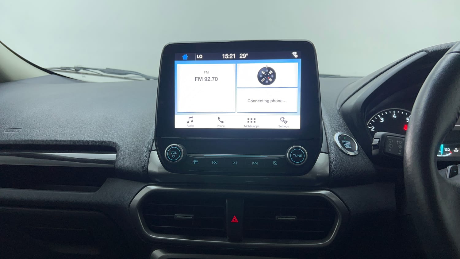 Used 2019 Ford EcoSport Titanium + 1.5L Ti-VCT AT Petrol Automatic top_features Touch screen infotainment system