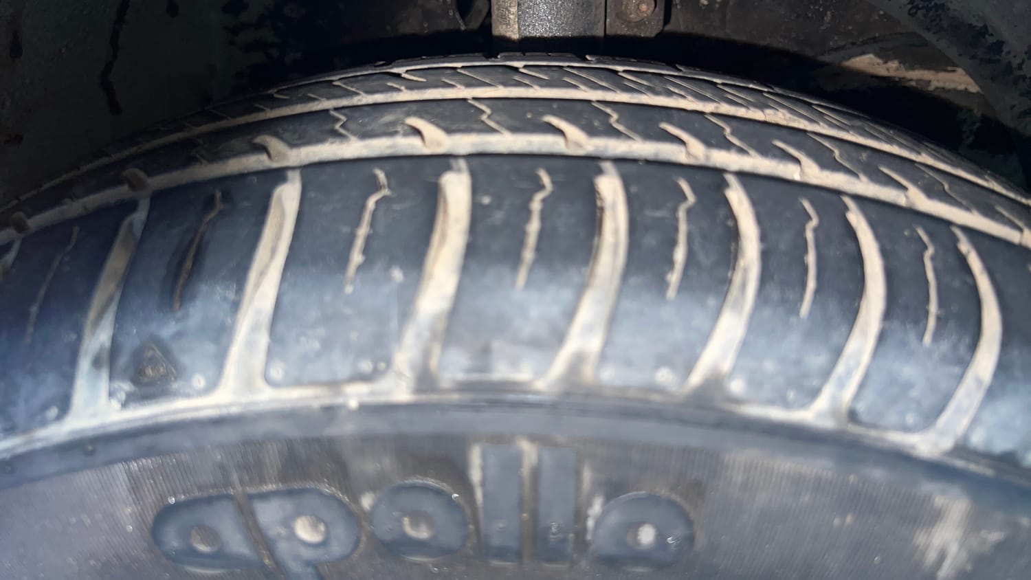Used 2018 Maruti Suzuki Dzire VXi Petrol Manual tyres RIGHT FRONT TYRE TREAD VIEW