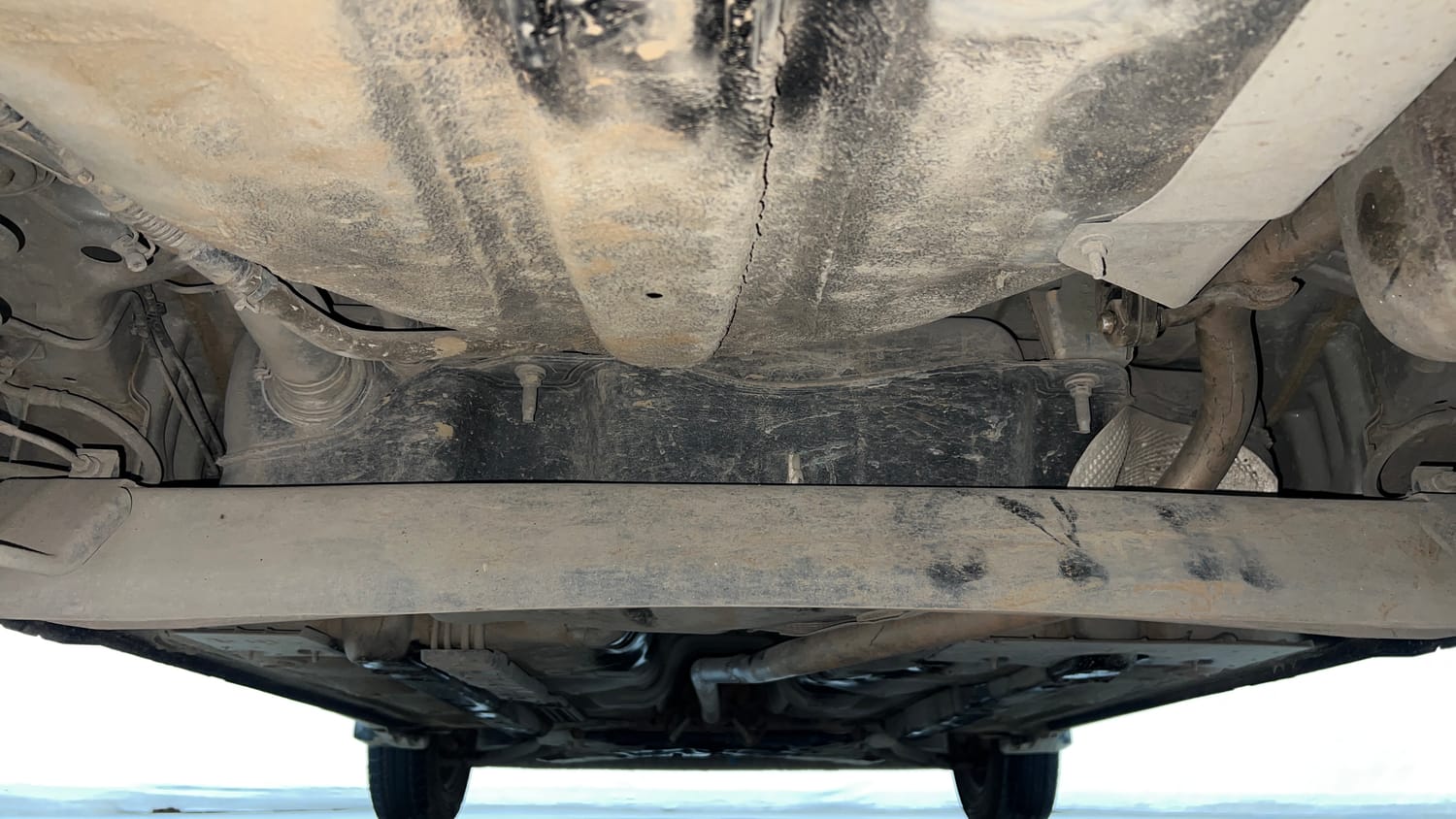 Used 2019 Hyundai Santro Magna Petrol Manual extra REAR UNDERBODY VIEW (TAKEN FROM REAR)