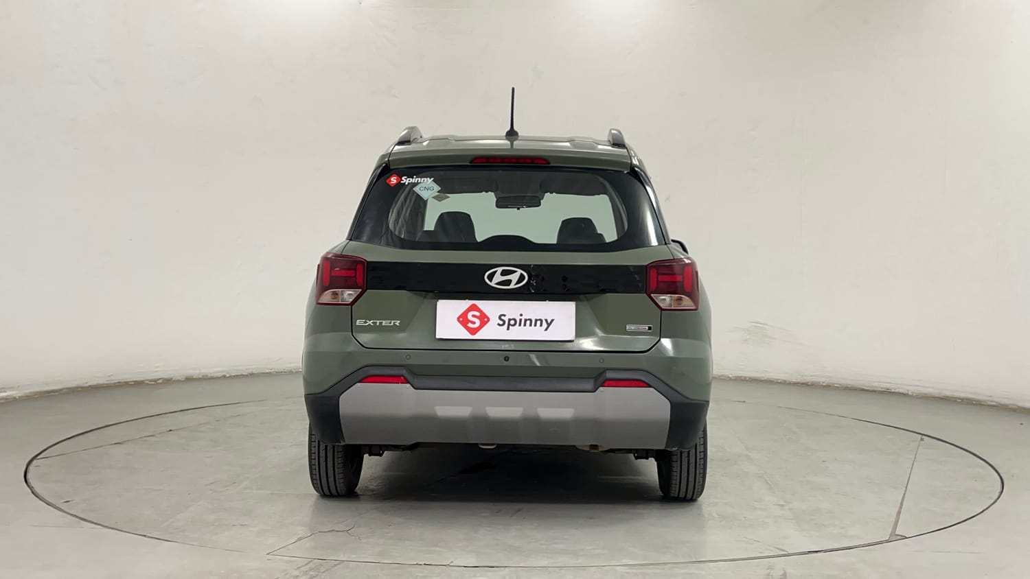 Used 2024 Hyundai Exter S 1.2 MT Hy-CNG Duo Cng Manual exterior BACK VIEW
