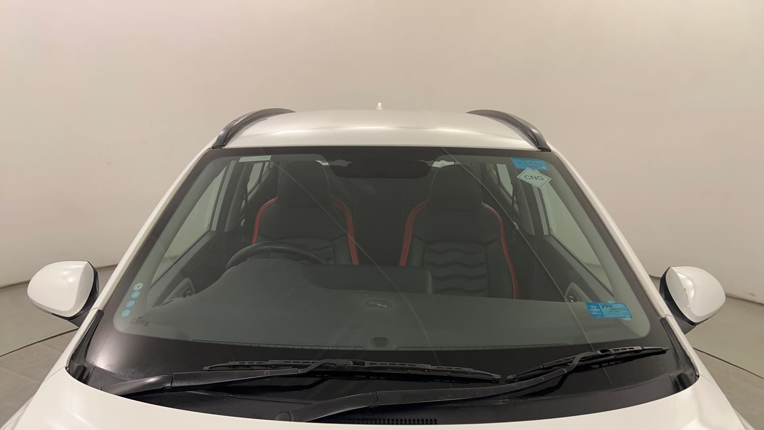 Used 2023 Hyundai Grand i10 Nios Sportz 1.2 Kappa VTVT CNG Cng Manual exterior FRONT WINDSHIELD VIEW