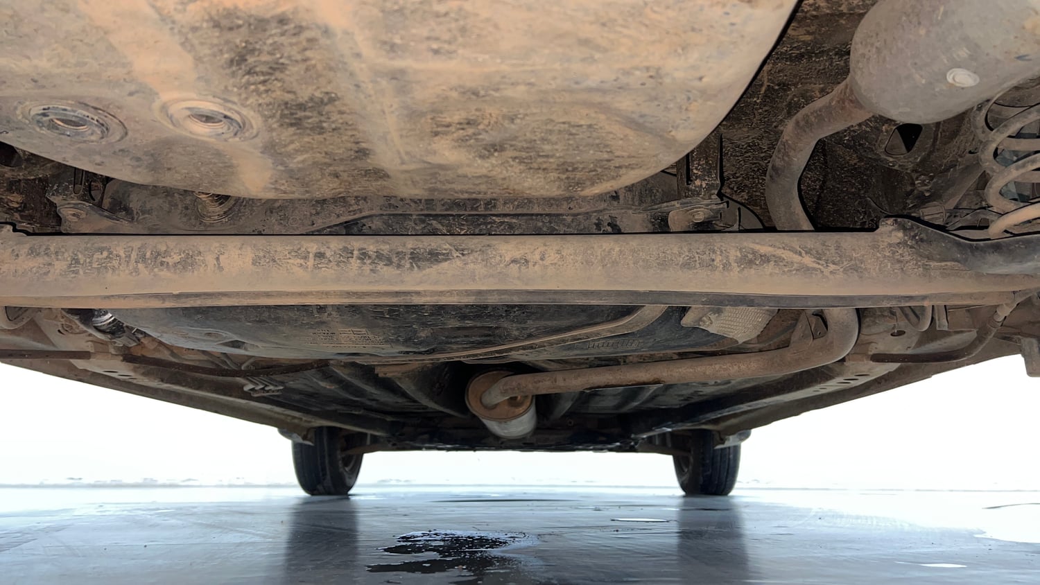 Used 2022 Maruti Suzuki Wagon R VXI 1.0 Petrol Manual extra REAR UNDERBODY VIEW (TAKEN FROM REAR)