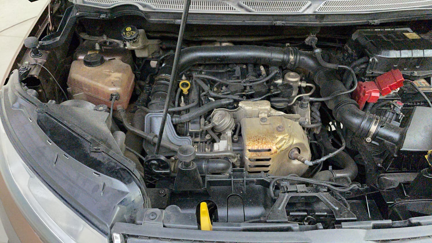 Used 2017 Ford EcoSport Trend+ 1.0L EcoBoost Petrol Manual engine ENGINE RIGHT SIDE VIEW