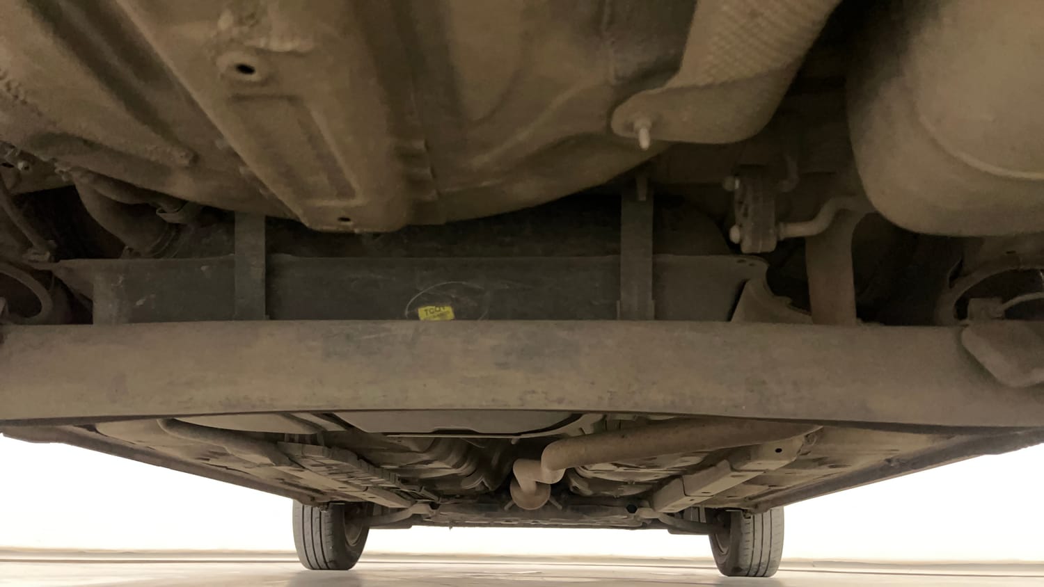 Used 2023 Hyundai Grand i10 Nios Sportz 1.2 Kappa VTVT CNG Cng Manual extra REAR UNDERBODY VIEW (TAKEN FROM REAR)