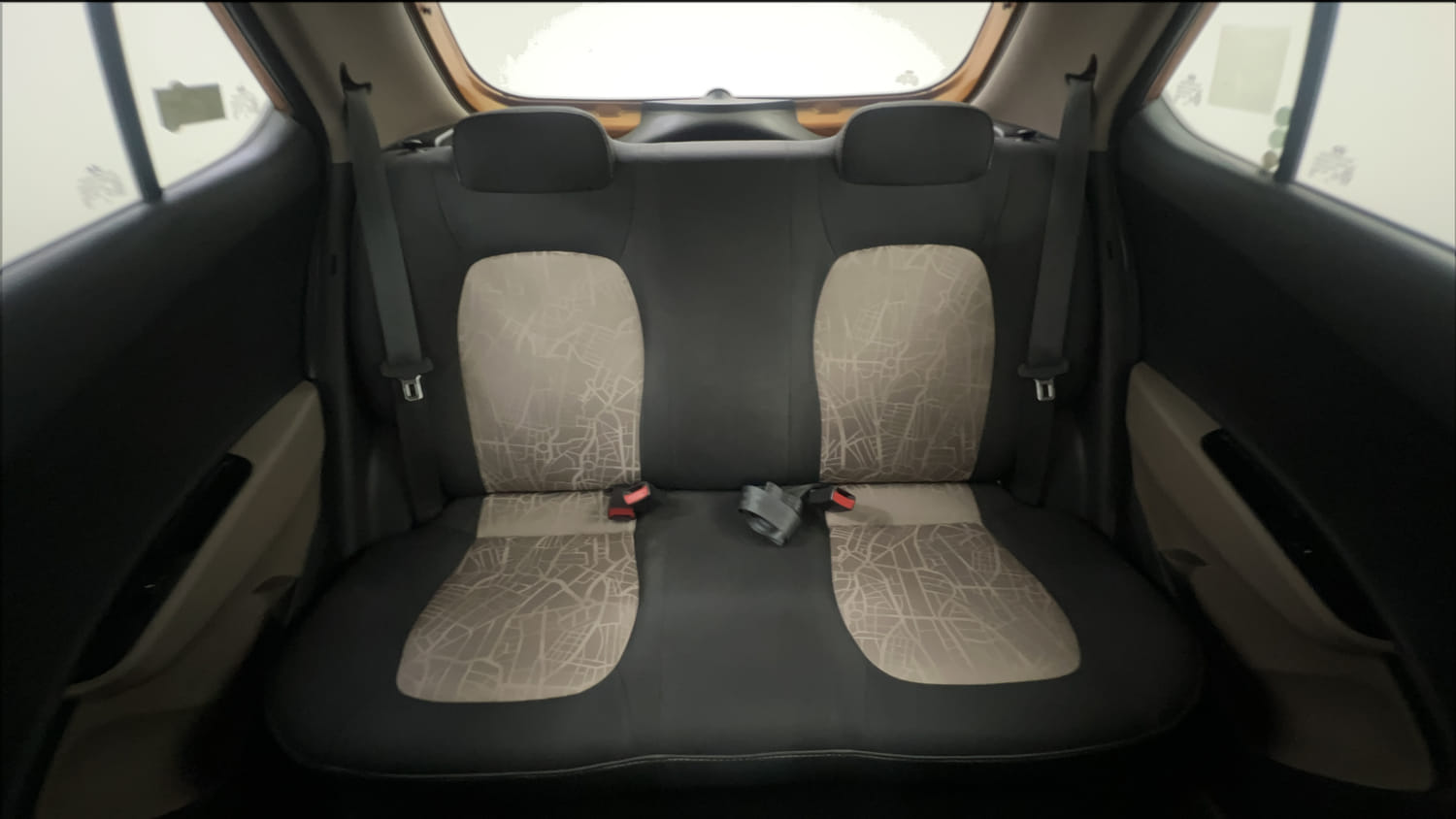 Used 2014 Hyundai Grand i10 Sportz 1.2 Kappa VTVT Petrol Manual interior REAR SEAT CONDITION VIEW
