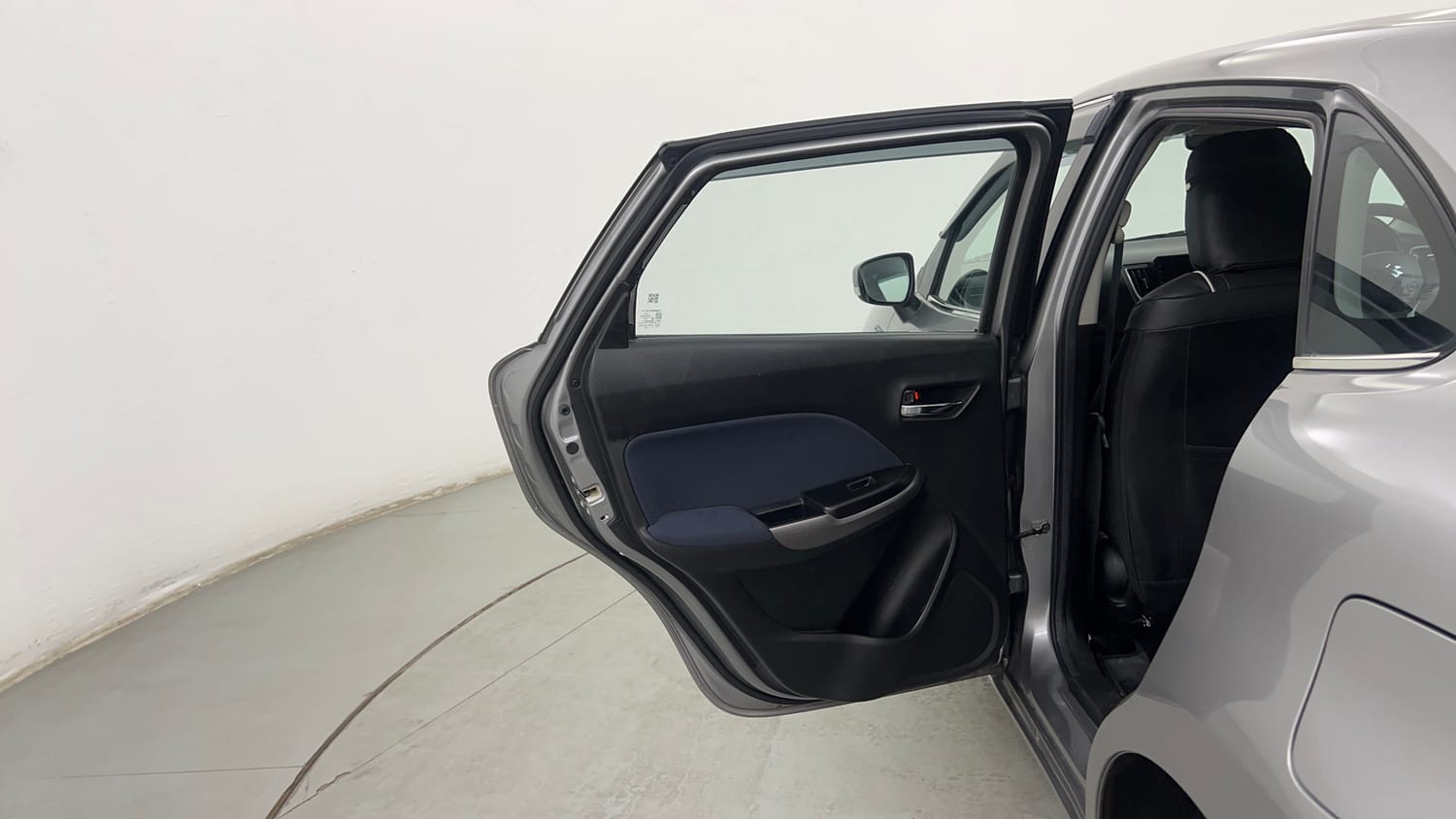 Used 2021 Maruti Suzuki Baleno Delta Petrol Manual interior LEFT REAR DOOR OPEN VIEW