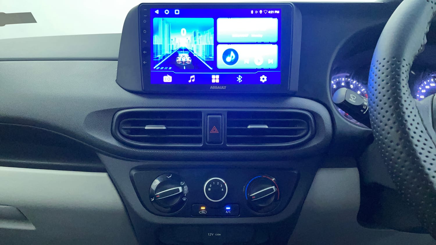 Used 2024 Hyundai Grand i10 Nios Era 1.2 Kappa Petrol Manual interior MUSIC SYSTEM & AC CONTROL VIEW