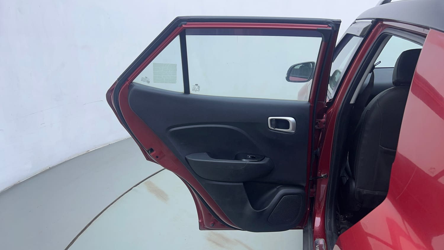 Used 2019 Hyundai Venue SX Plus 1.0 Turbo DCT Dual Tone Petrol Automatic interior LEFT REAR DOOR OPEN VIEW