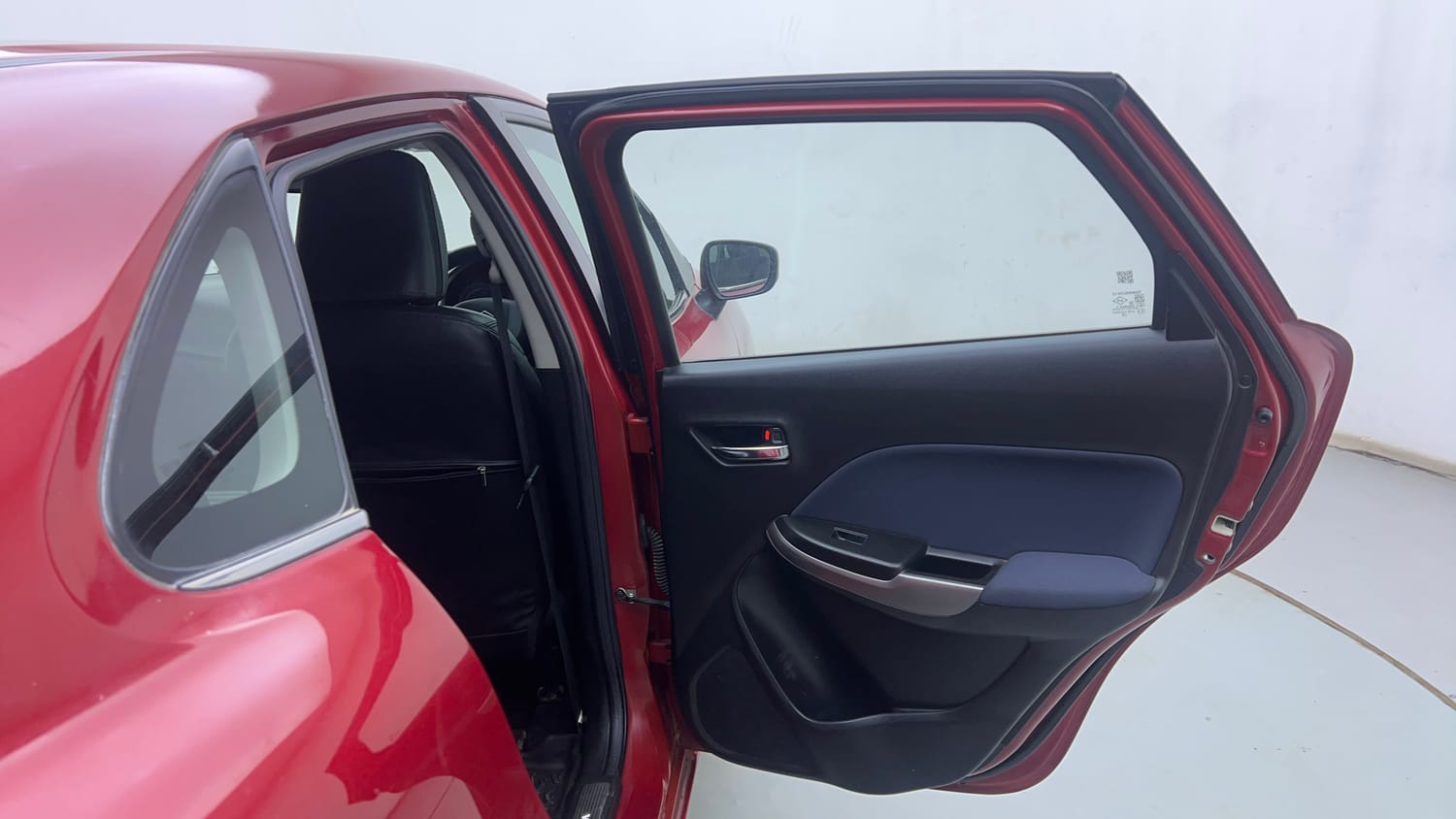 Used 2021 Maruti Suzuki Baleno Zeta Petrol Manual interior RIGHT REAR DOOR OPEN VIEW