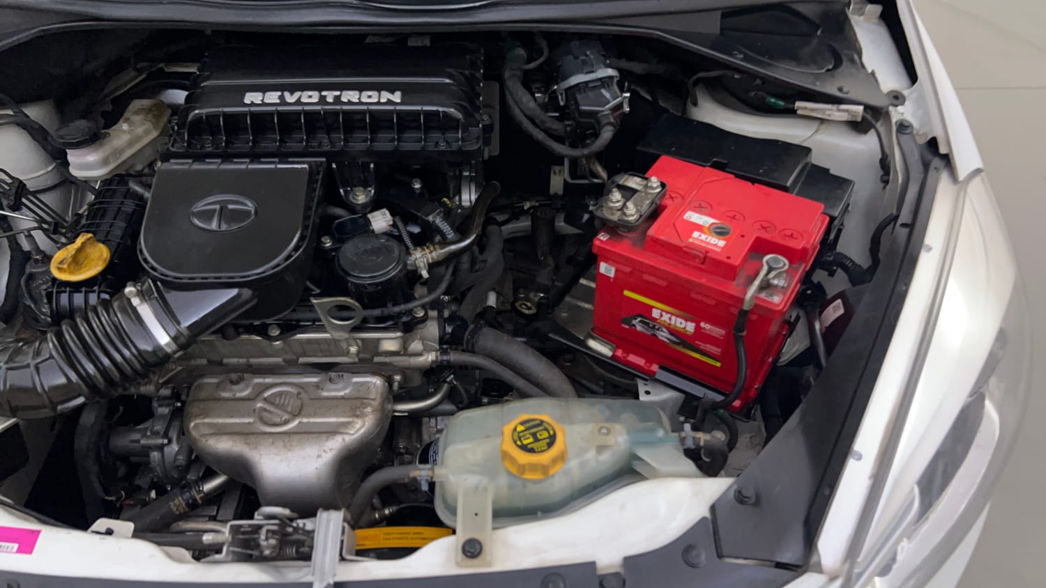 Used 2018 Tata Tiago Revotron XZ Petrol Manual engine ENGINE LEFT SIDE VIEW