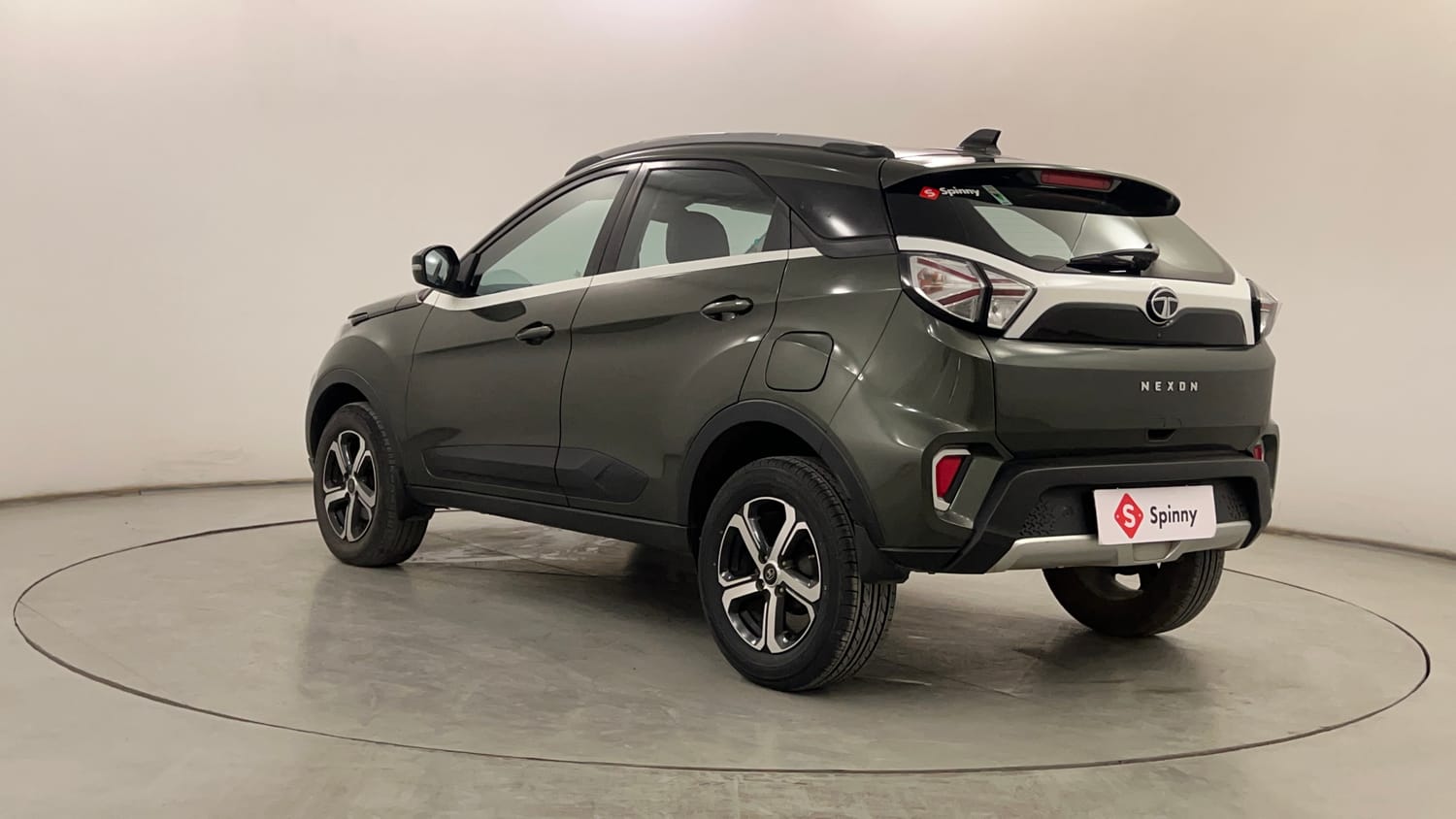 Used 2022 Tata Nexon XZA Plus (O) Diesel Diesel Automatic exterior LEFT REAR CORNER VIEW