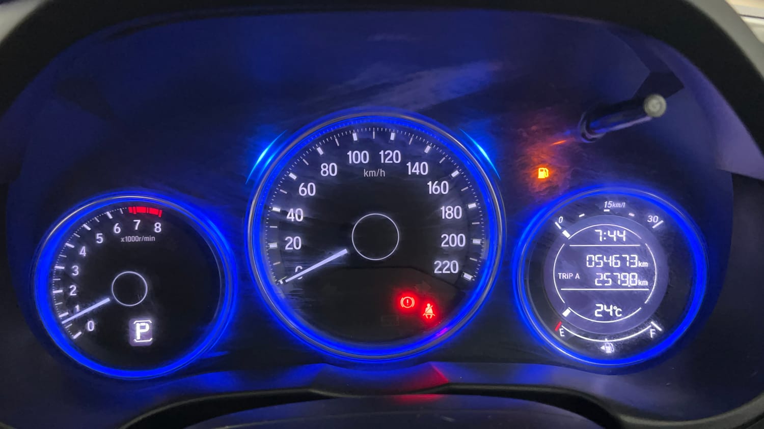 Used 2016 Honda City SV CVT Petrol Automatic interior CLUSTERMETER VIEW