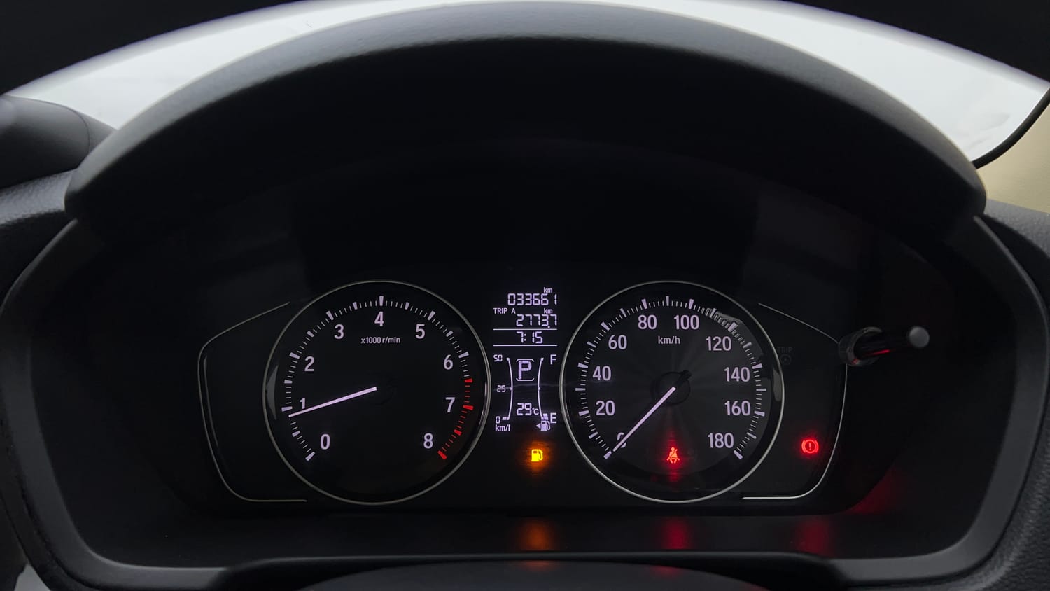 Used 2022 Honda Amaze VX CVT 1.2 Petrol Petrol Automatic interior CLUSTERMETER VIEW