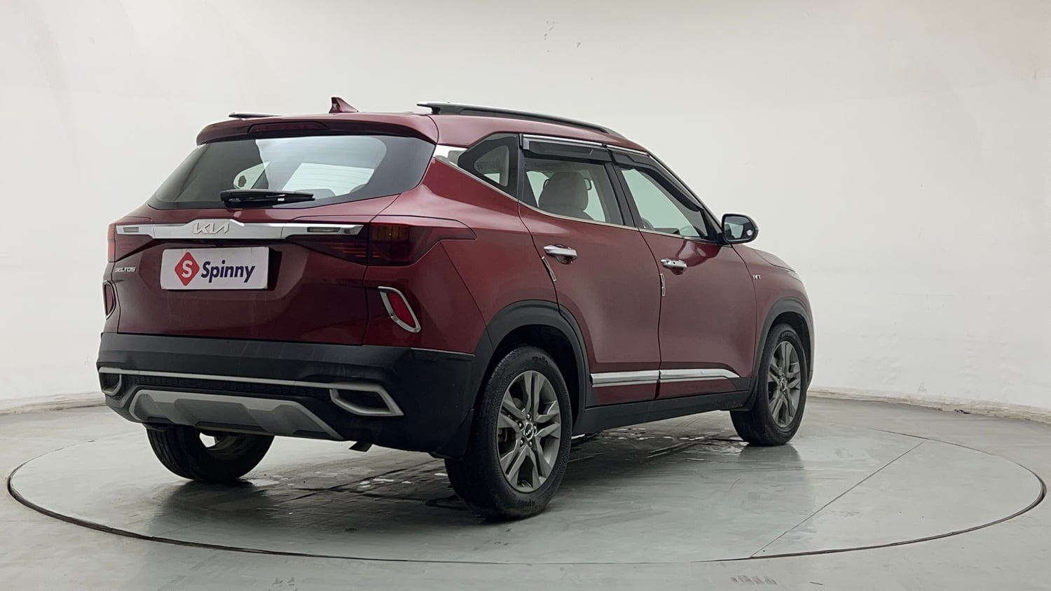 Used 2022 kia Seltos HTX 1.5 IVT Petrol Automatic exterior RIGHT REAR CORNER VIEW