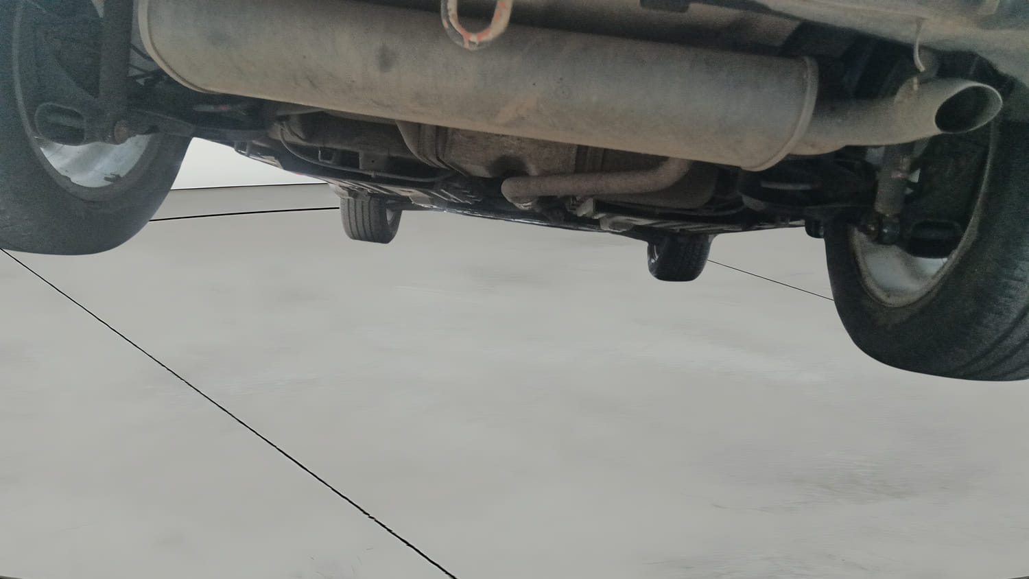 Used 2020 maruti-suzuki Vitara Brezza ZXi Plus Petrol Manual extra REAR UNDERBODY VIEW (TAKEN FROM REAR)