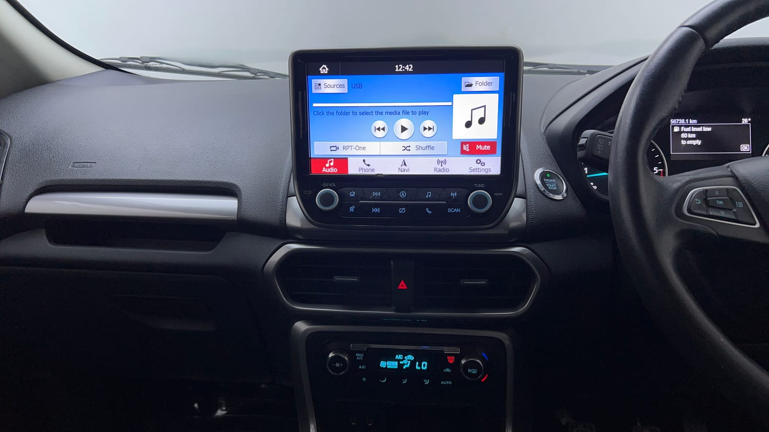 Used 2019 Ford EcoSport Titanium 1.5L TDCi Diesel Manual top_features Integrated (in-dash) music system