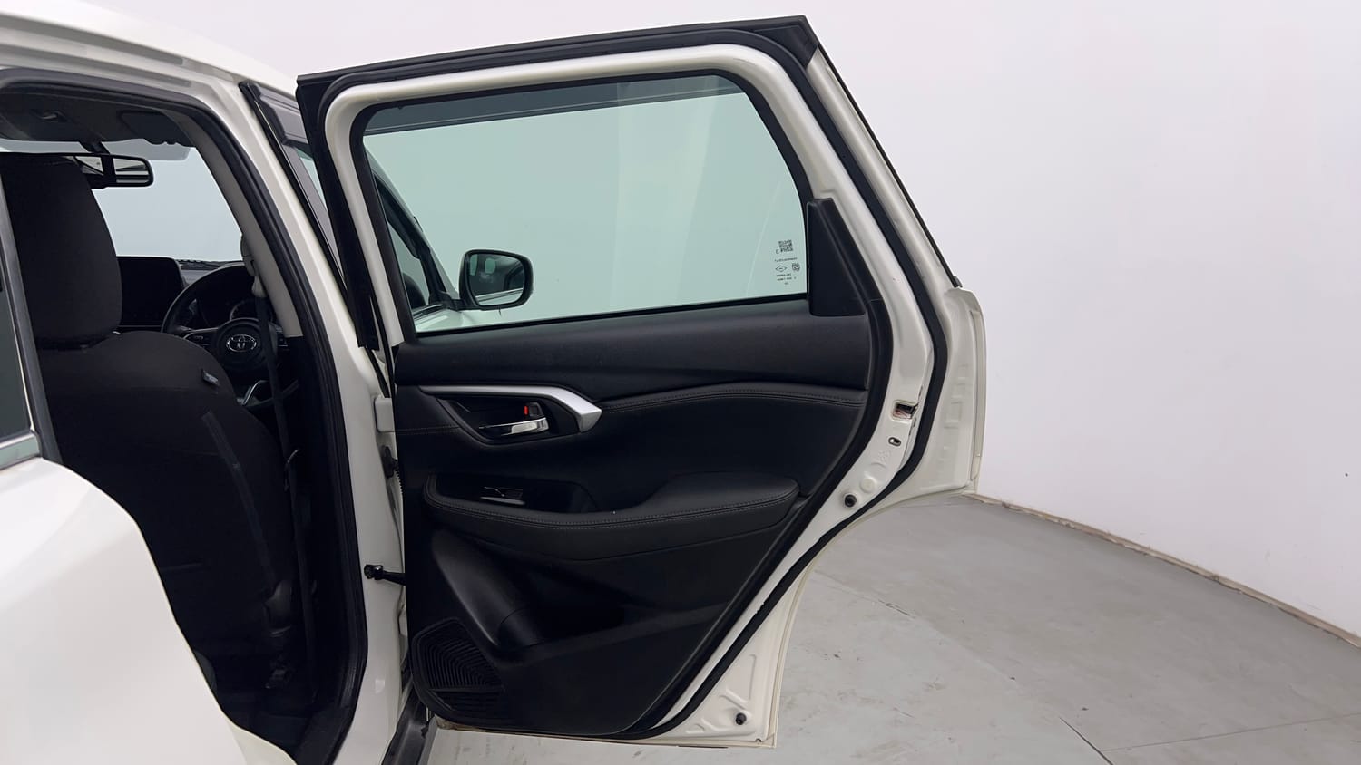 Used 2024 Toyota Urban Cruiser Hyryder G AT NeoDrive Petrol Automatic interior RIGHT REAR DOOR OPEN VIEW