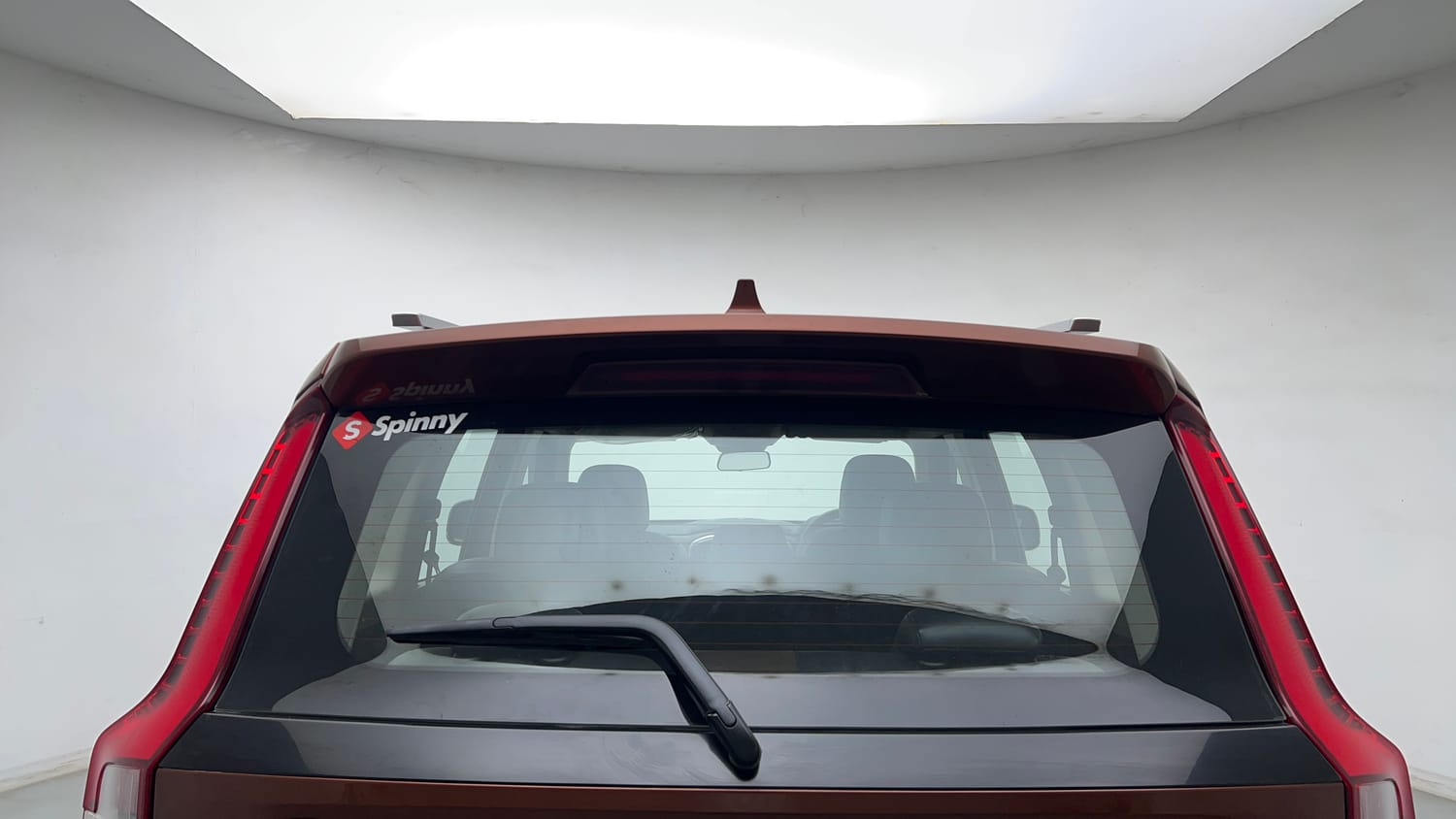 Used 2023 Mahindra Scorpio N Z8 L Petrol MT 7 STR Petrol Manual exterior BACK WINDSHIELD VIEW