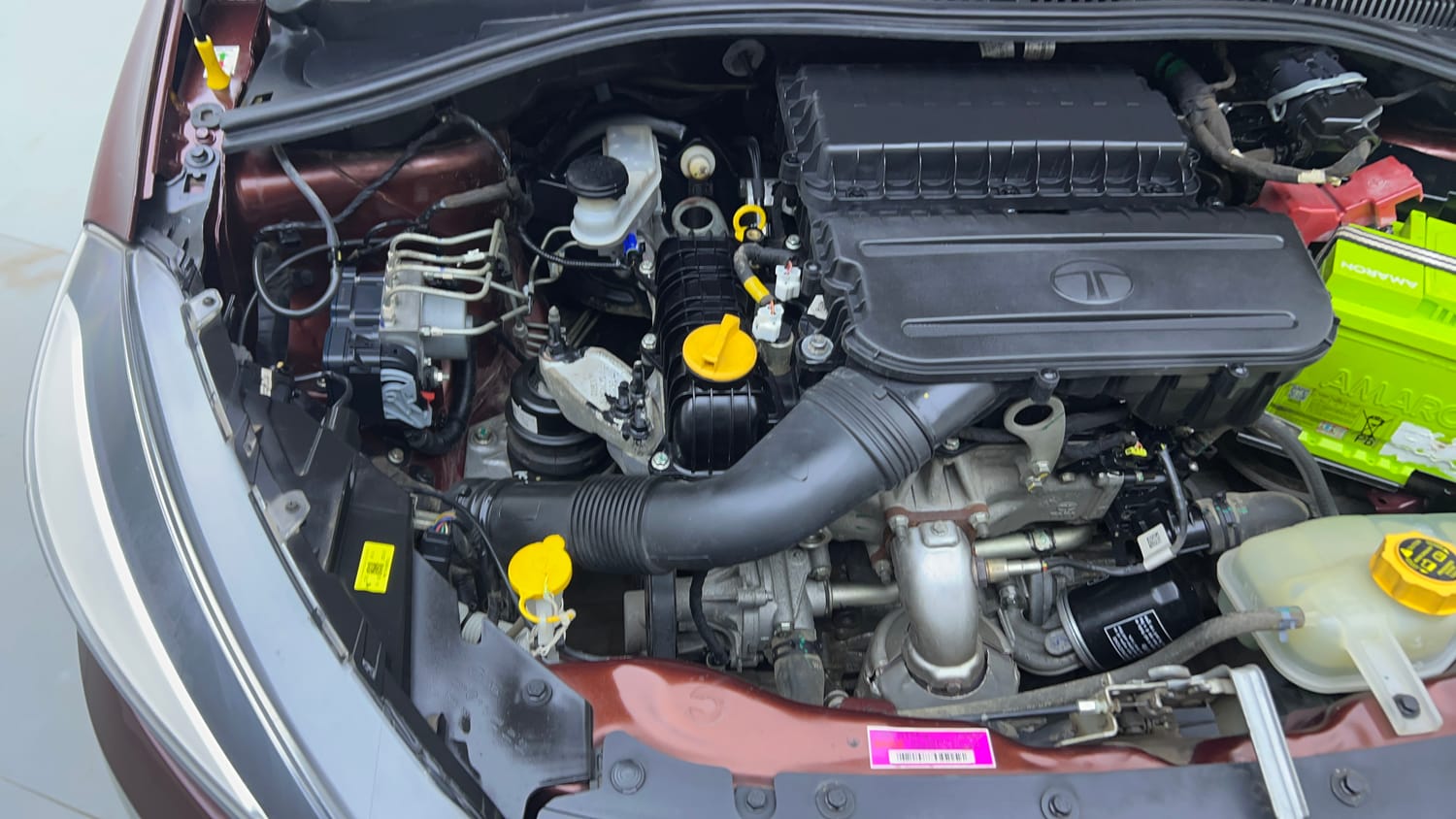 Used 2022 Tata Tigor XZ Plus CNG Cng Manual engine ENGINE RIGHT SIDE VIEW