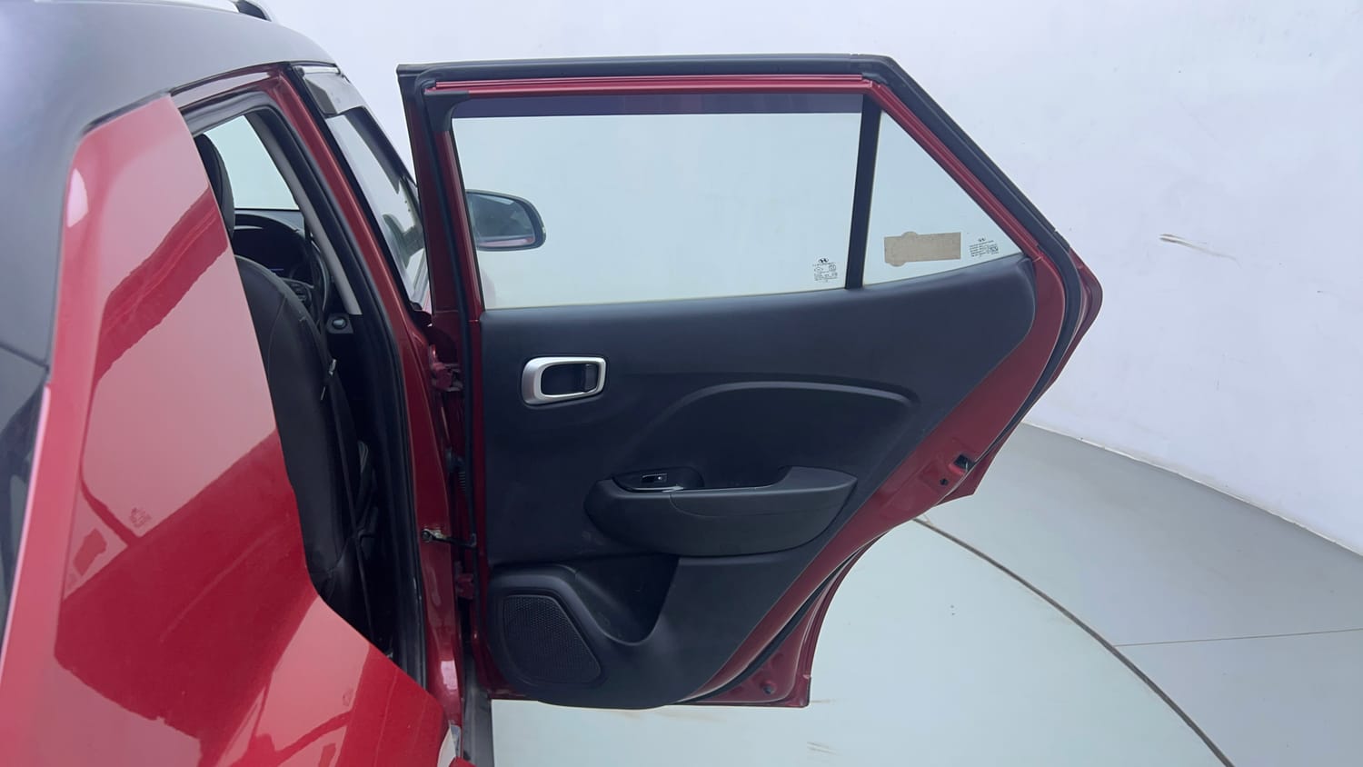 Used 2019 Hyundai Venue SX Plus 1.0 Turbo DCT Dual Tone Petrol Automatic interior RIGHT REAR DOOR OPEN VIEW