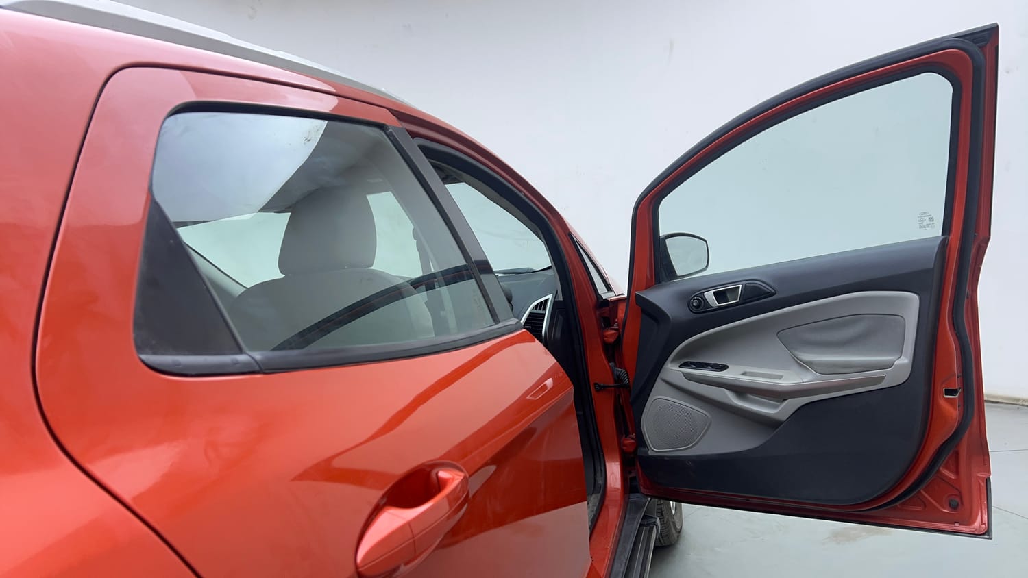 Used 2017 Ford EcoSport Titanium 1.5L TDCi Diesel Manual interior RIGHT FRONT DOOR OPEN VIEW