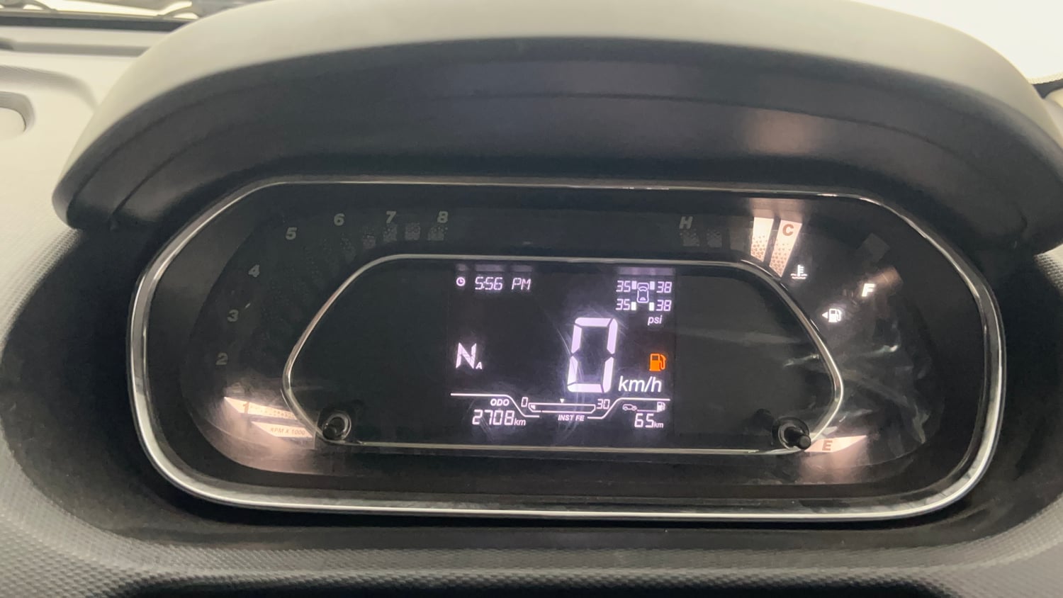 Used 2023 Tata Tigor XZA Plus Leatherette Pack Petrol Automatic interior CLUSTERMETER VIEW