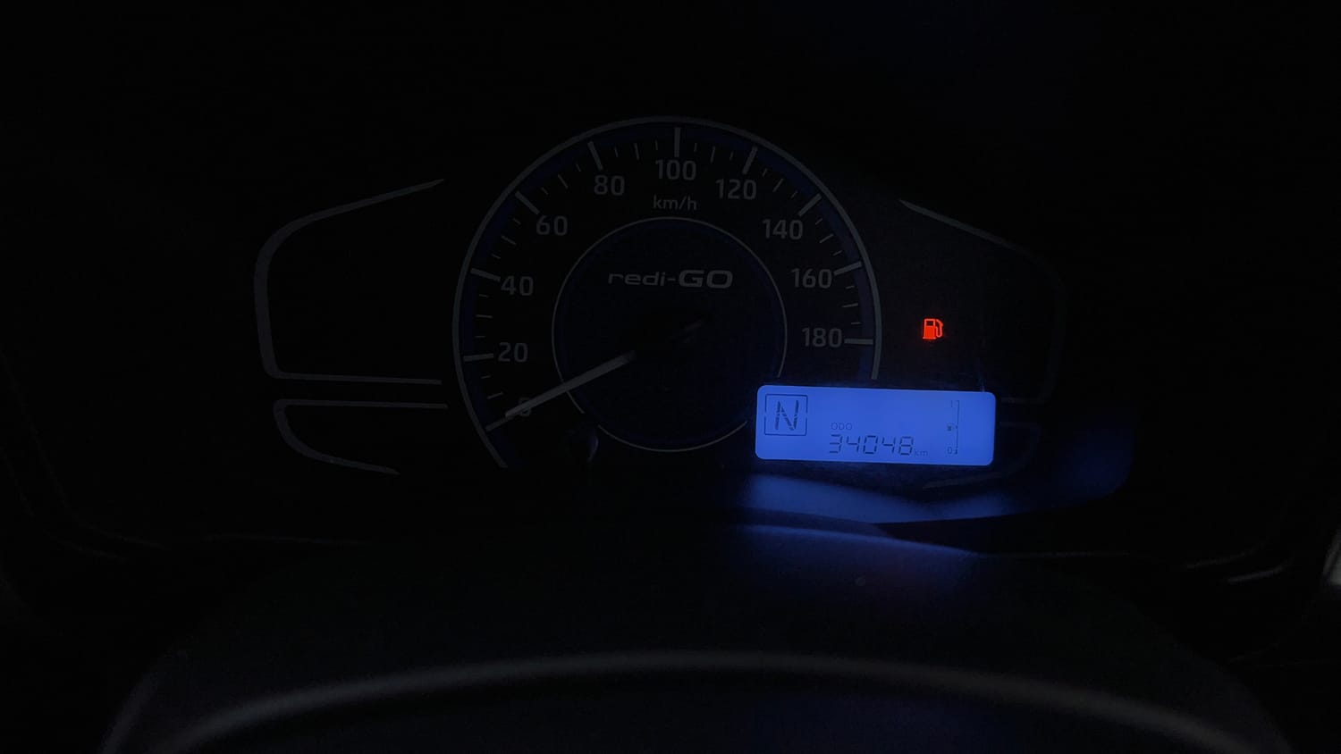 Used 2020 Datsun Redi-GO T(O) 1.0 AMT Petrol Automatic interior CLUSTERMETER VIEW