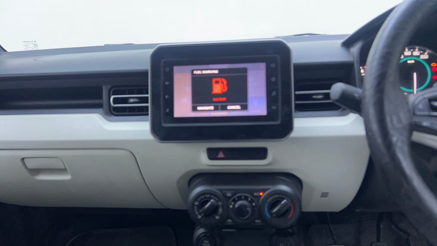 Used 2021 Maruti Suzuki Ignis Zeta 1.2 MT Petrol Manual interior MUSIC SYSTEM & AC CONTROL VIEW