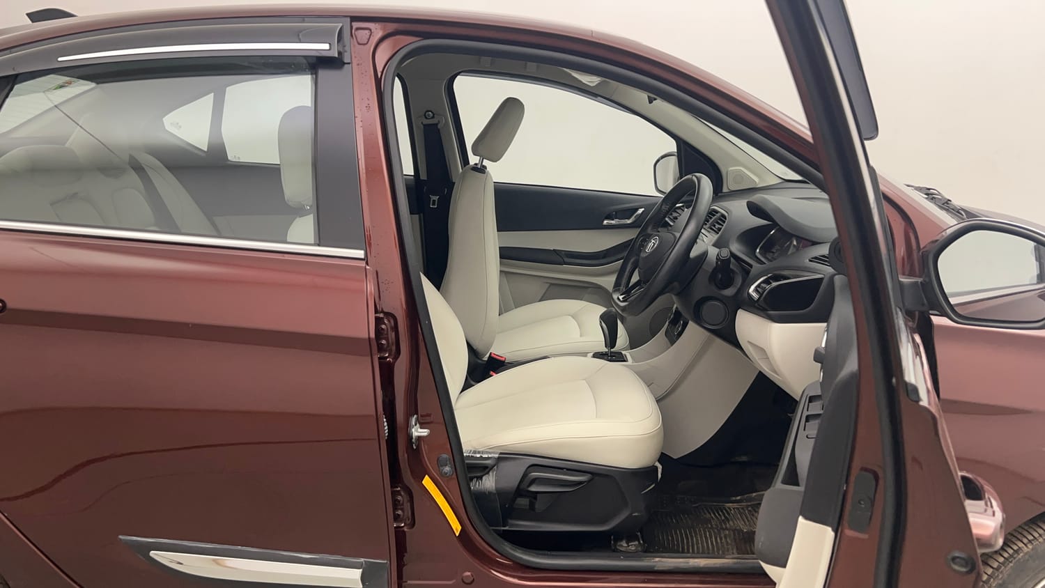 Used 2023 Tata Tigor XZA Plus Leatherette Pack Petrol Automatic interior RIGHT SIDE FRONT DOOR CABIN VIEW
