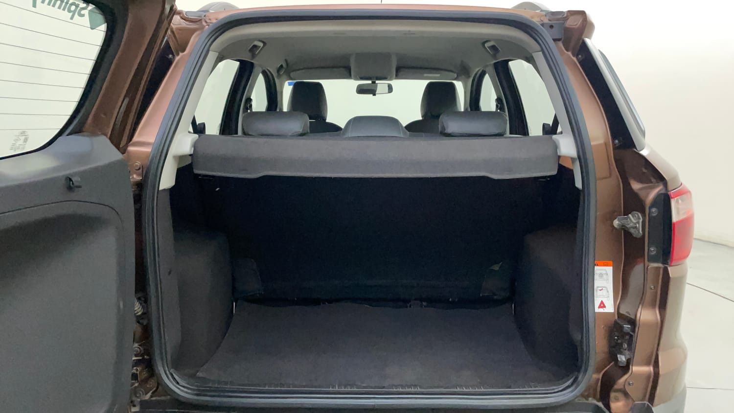 Used 2017 Ford EcoSport Trend+ 1.0L EcoBoost Petrol Manual interior DICKY INSIDE VIEW