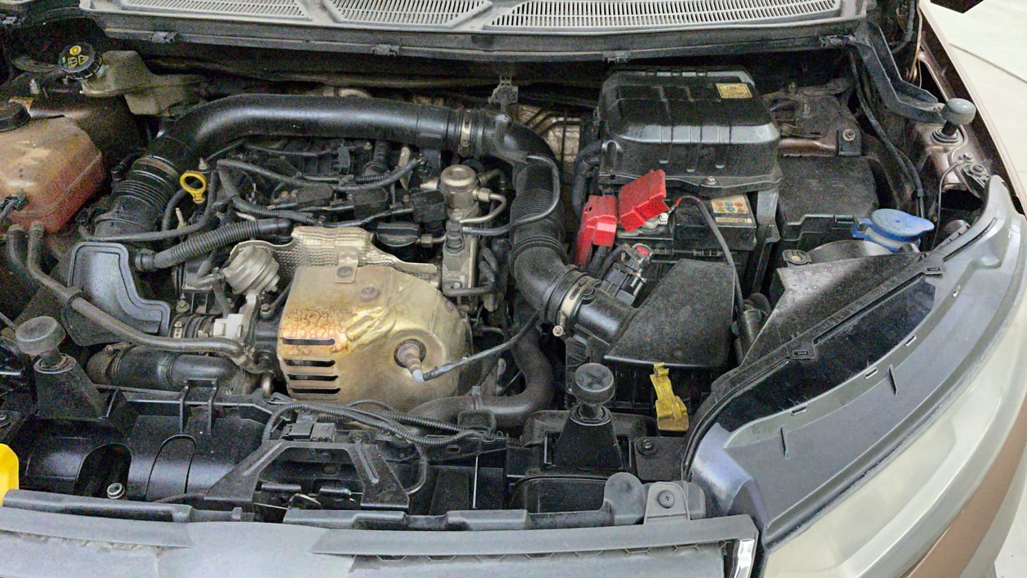 Used 2017 Ford EcoSport Trend+ 1.0L EcoBoost Petrol Manual engine ENGINE LEFT SIDE VIEW