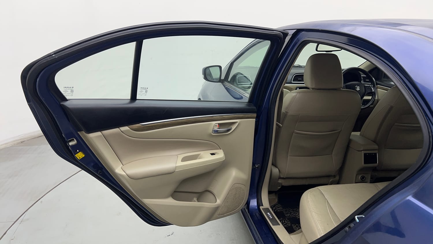Used 2019 Maruti Suzuki Ciaz Alpha Hybrid 1.5 Petrol Manual interior LEFT REAR DOOR OPEN VIEW