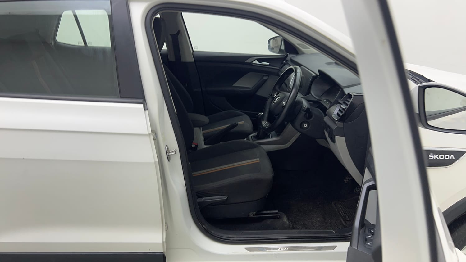Used 2021 Skoda Kushaq Ambition 1.0L TSI MT Petrol Manual interior RIGHT SIDE FRONT DOOR CABIN VIEW
