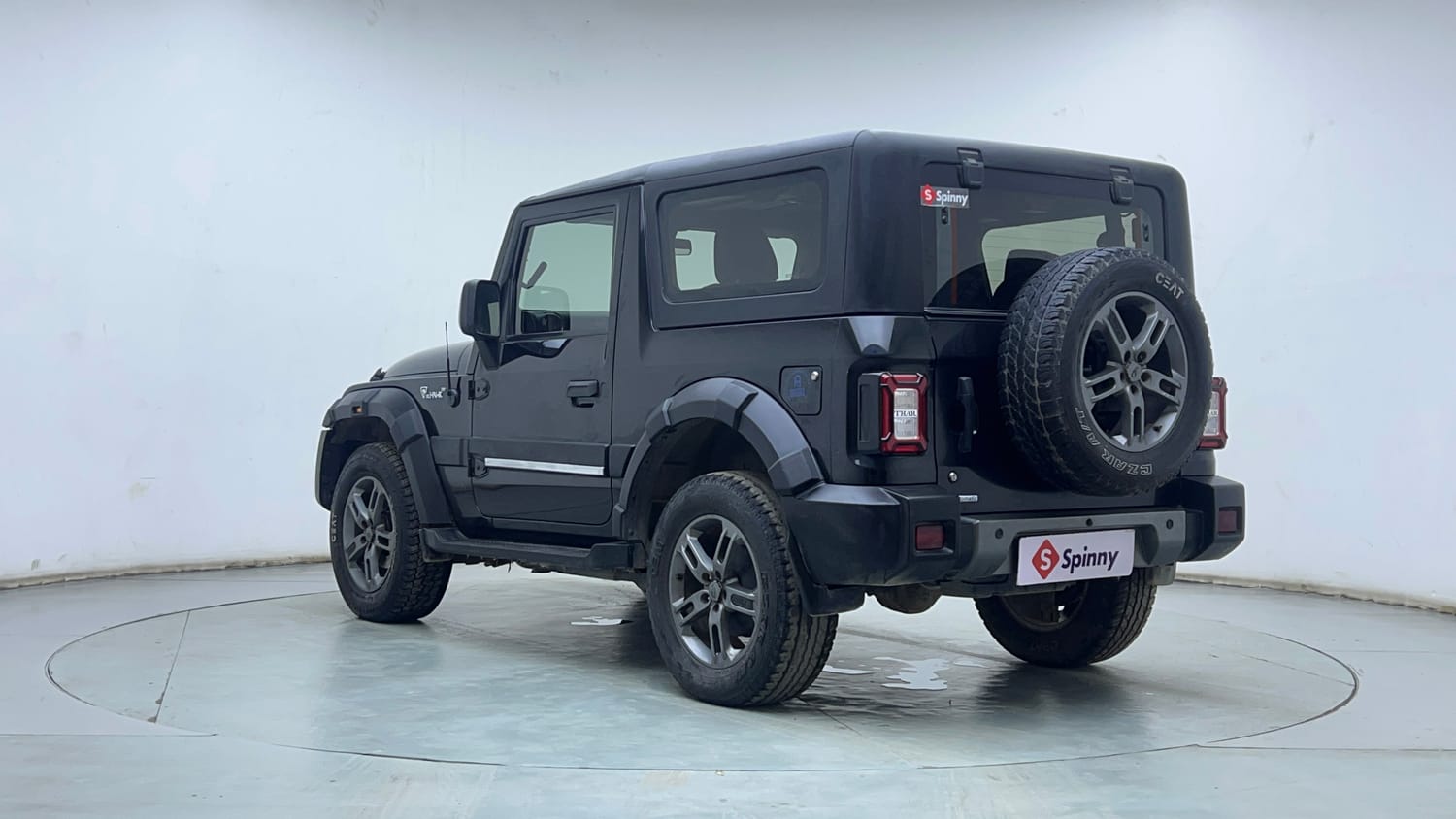 Used 2022 mahindra Thar LX Hard Top Diesel AT 4WD Diesel Automatic exterior LEFT REAR CORNER VIEW