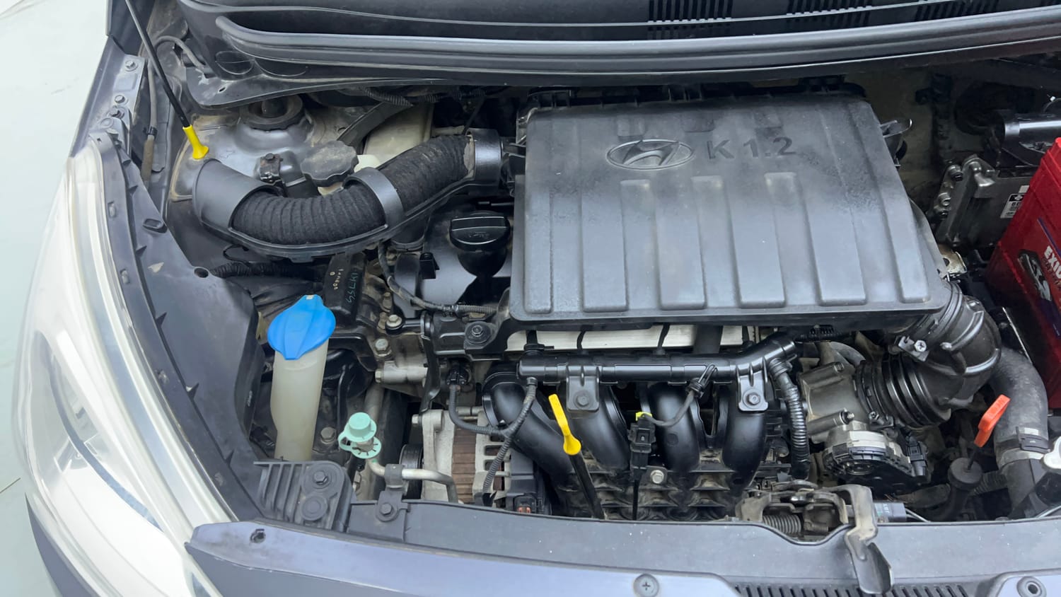 Used 2014 Hyundai Grand i10 Asta AT 1.2 Kappa VTVT Petrol Automatic engine ENGINE RIGHT SIDE VIEW