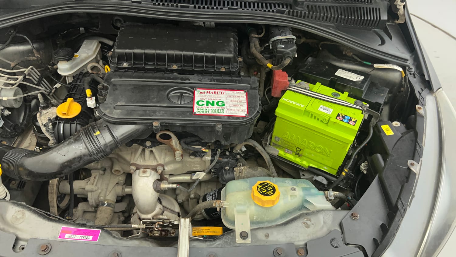 Used 2022 Tata Tiago XT CNG Cng Manual engine ENGINE LEFT SIDE VIEW