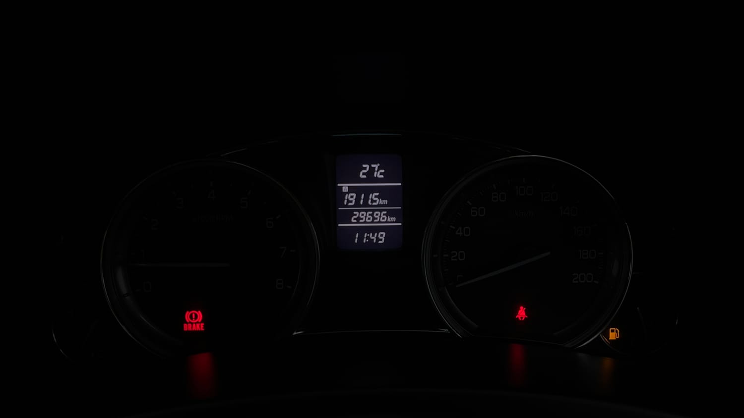 Used 2015 Maruti Suzuki Ciaz ZXI+ Petrol Manual interior CLUSTERMETER VIEW